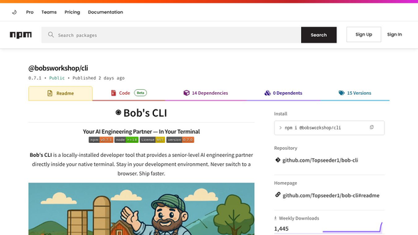 Bob's CLI