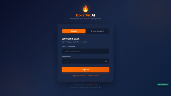 BoilerFix AI