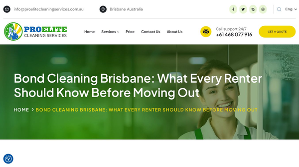 bond cleaning brisbane