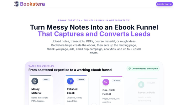 Bookstera - AI Funnel Suite