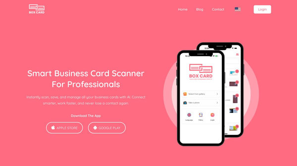 Boxcard - Scan & Save Your Business Card