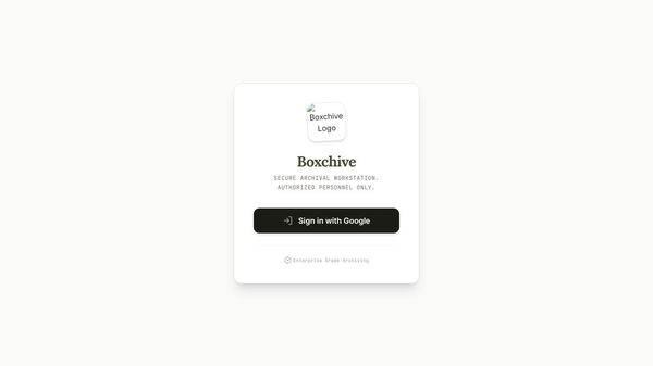 Boxchive