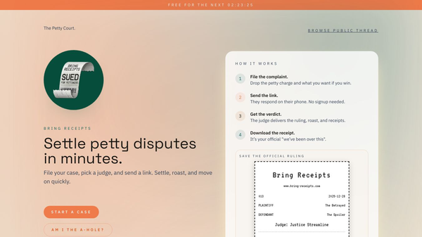 Bring Receipts - Powered by A.I.