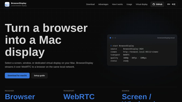 BrowserDisplay
