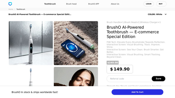 BrushO — AI Smart Toothbrush