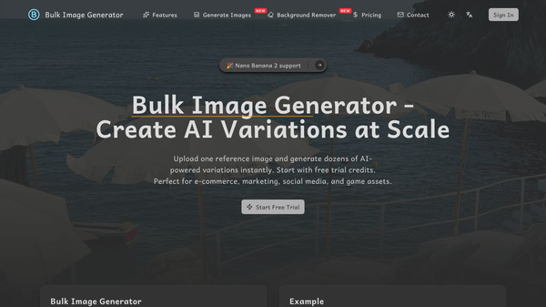 Bulk Image Generator
