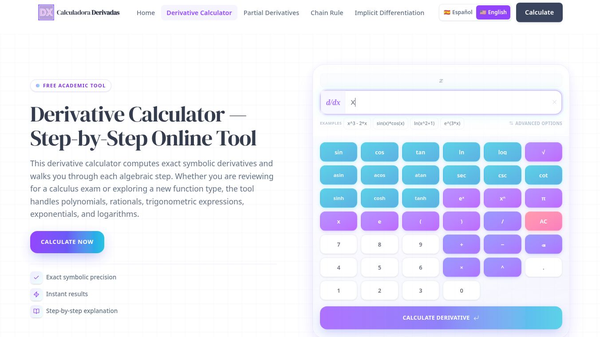 Calculadora Derivadas
