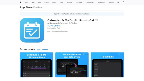 Calendar & To-Do AI: ProntoCal