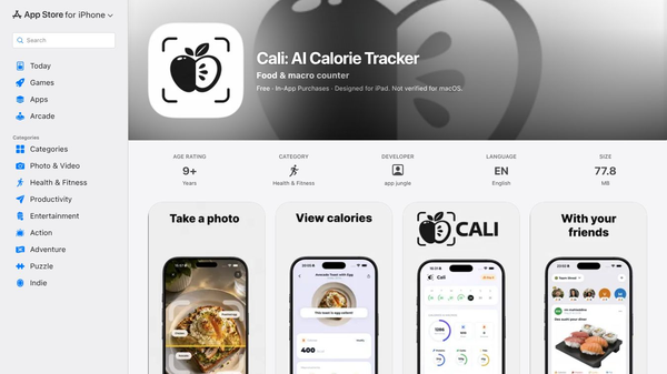 Cali : AI calorie tracker