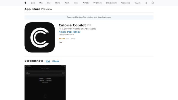 Calorie Copilot - AI Calorie Counter