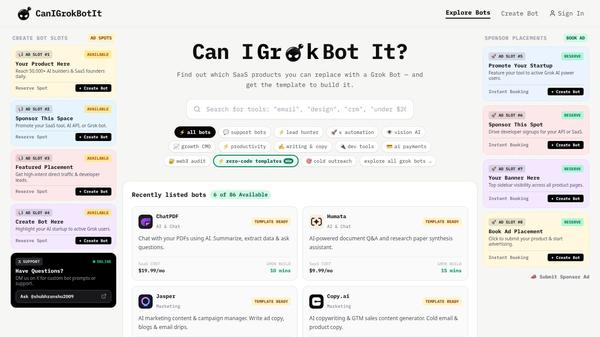 Can I Grok Bot It