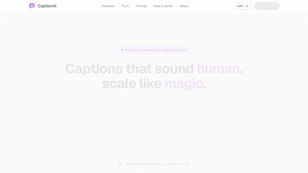 CaptionAI