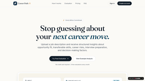 Career Path AI