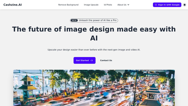 Cashzine.AI — SmarterCashzine.AI — Smarter Image Editing with AI Image Editing with AI
