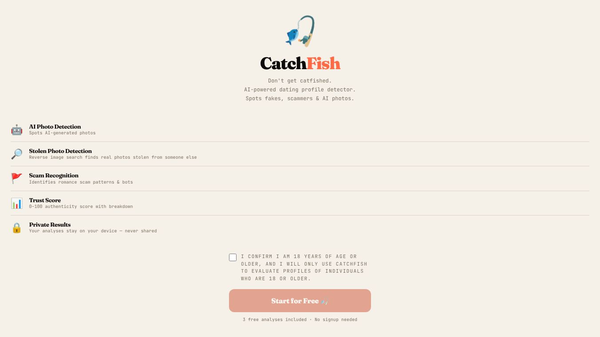 CatchFish — Catfish & Scam Detector