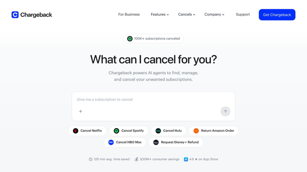 Chargeback Subscription Manager