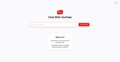 Chat with YouTube