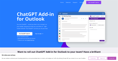 ChatGPT Outlook Plugin