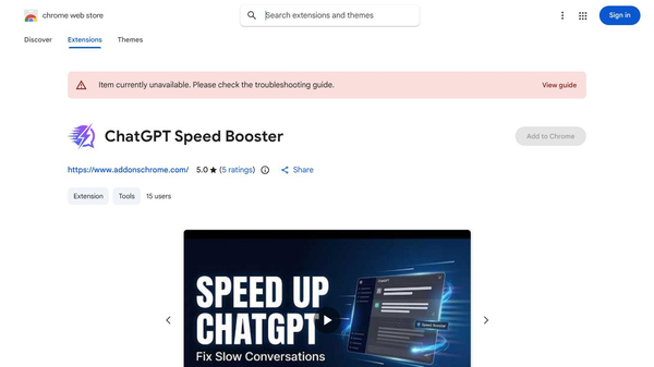 ChatGPT Speed Booster
