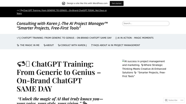 ChatGPT Training: From Generic to Genius