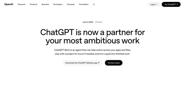 ChatGPT Work