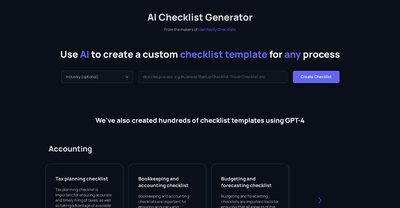 Checklistgenerator