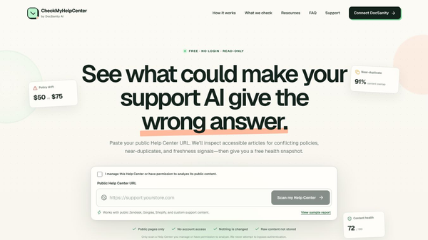 CheckMyHelpCenter