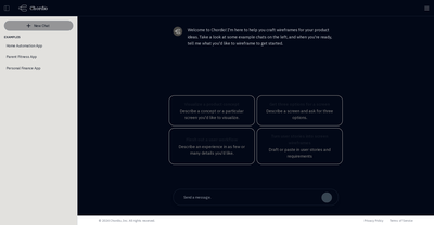 Chordio Wireframes