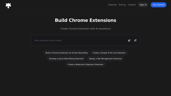 Chrome Extension Generator