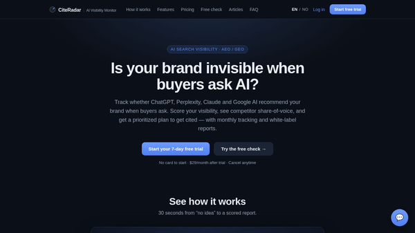 Cite Radar