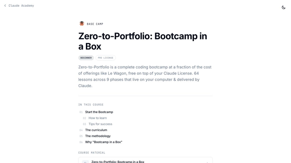 Claude Academy: Disrupting learning