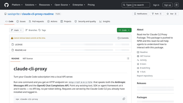 Claude CLI Proxy