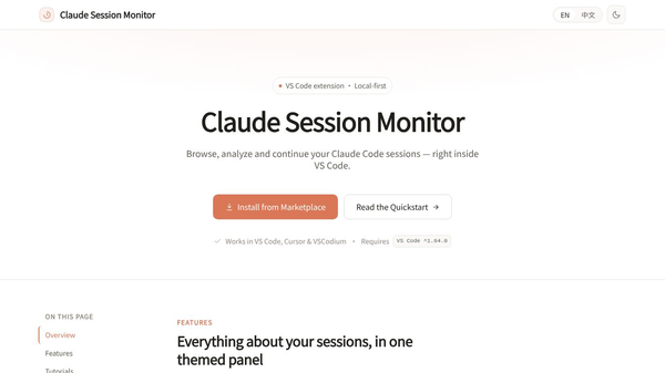 Claude session monitor