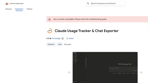 Claude Usage Tracker & Chat Exporter