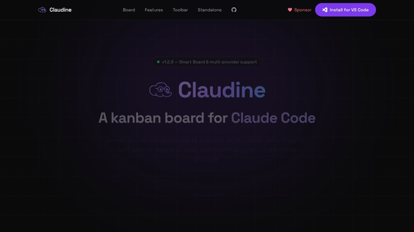 Claudine - Kanban for Claude