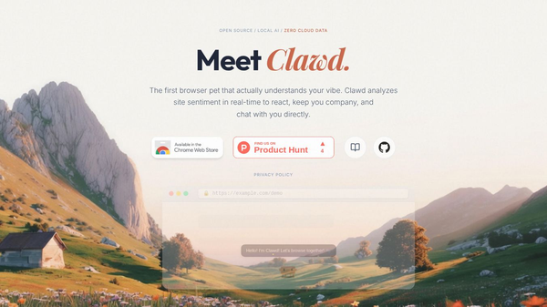 Clawd: The Context-Aware Browser Pet