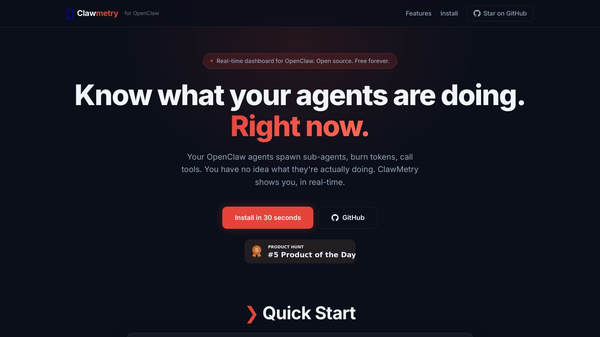 ClawMetry for OpenClaw