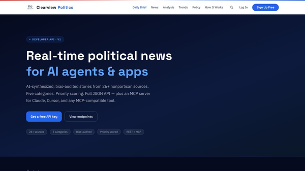Clearview Politics API
