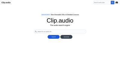 Clip audio