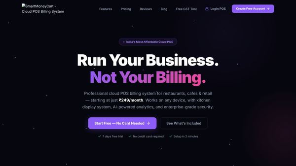 Cloud POS by Smart Money Cart