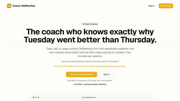Coach Reflection