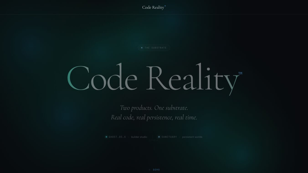 Code Reality™ — GHOST.OS.X + Sanctuary