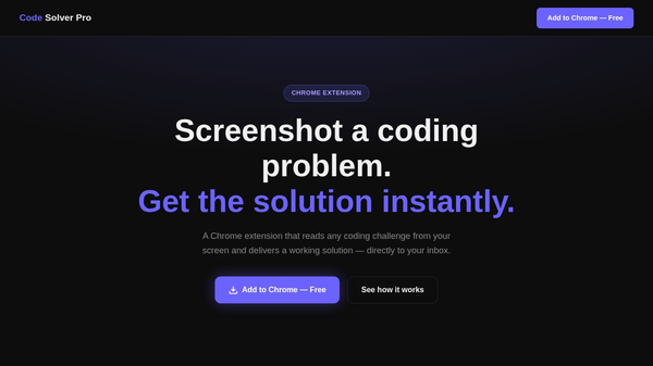 Code Solver Pro
