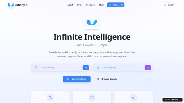 Code update - InfinityAI