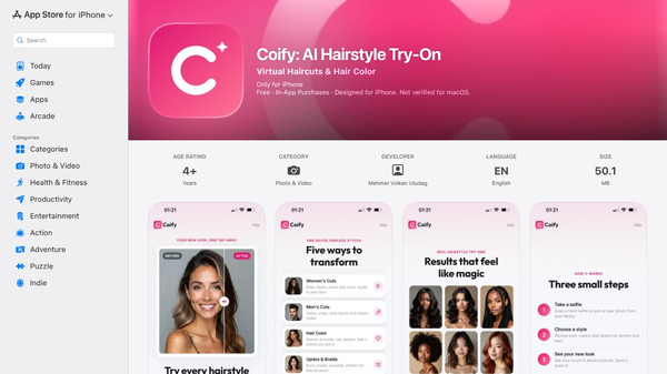 Coify: AI Hairstyle Try-On