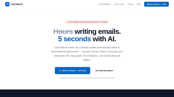 Cold Mail AI
