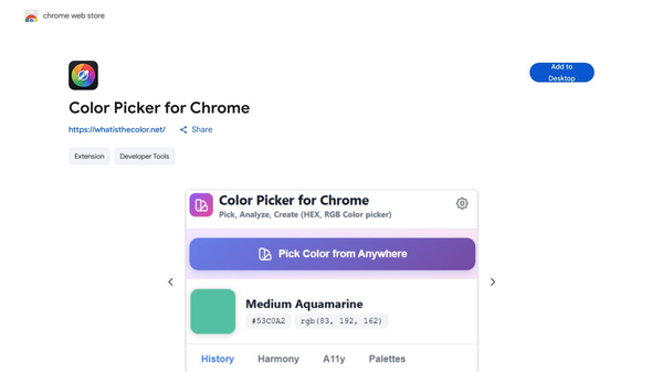 Color Picker for Chrome