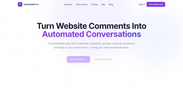 CommentMind AI