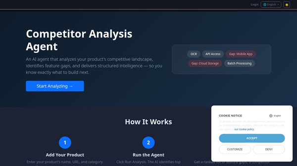 Competitor Analysis Agent