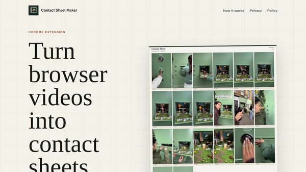 Contact Sheet Maker